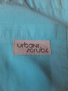 Imported Unisex Low Rise Cyan Blue Pants