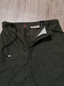 Olive Green Midi Skirt