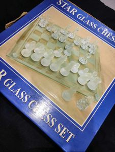 Star Glass Chess Set♟️🐴