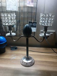 Silver Plated Crystal Candelabra