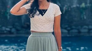 Floral white Crop Top