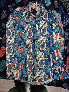 Funky Graphic Print Shirt