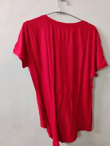 STYLE &amp;CO BRAND NEW SOLID RED T- SHIRT
