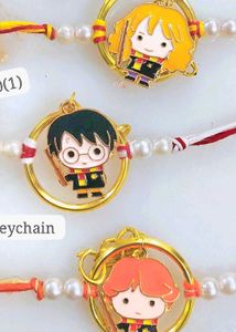 🧙‍♂️✨ Harry Potter-Themed Keychain Set (3 pcs)