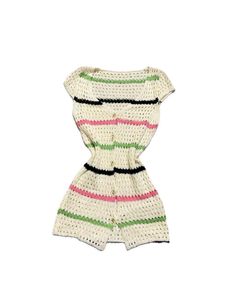 Crochet long top