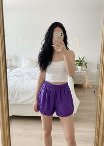 Purple Casual gym Shorts
