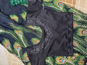Lehenga Choli Rajasthani Skirt Set Peacock