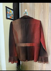 Vintage Inspired Sheer Blouse