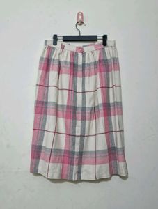 Vintage Plaid Skirt