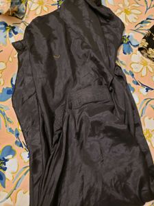 No Flaws 1inch Margin Thread Work Z Black Suit