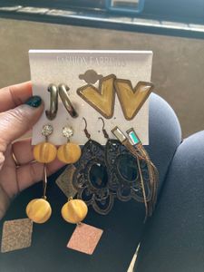 Earrings Card 5 Combo Set