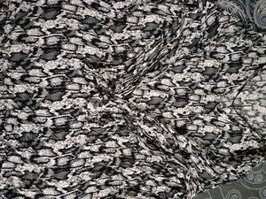 Cotton Black And White Top