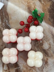 Dual Color Bubble Candle Mini Size- 5 Pcs