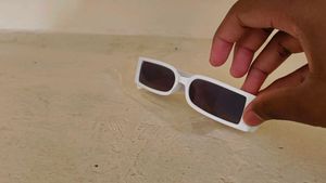 White Frame Sunglasses
