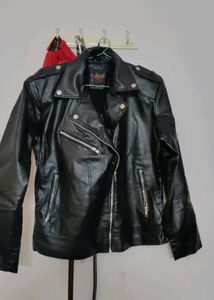 Faux Leather black Jacket