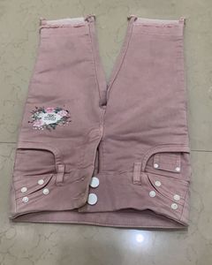 Cute Pink Dress, Matching 3/4 jegging N Legging