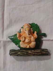 Ganesha Idol on Leaf