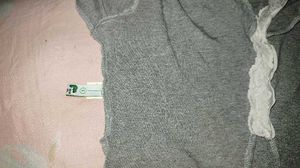 Gray Long Sleeve Top with Bow