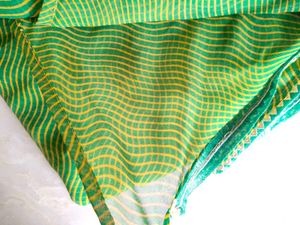 Green & Yellow Saree