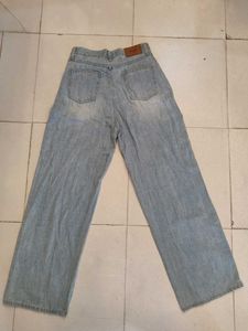Wide Leg Denim Jeans