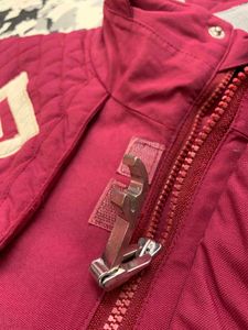 HEAVY DUTY static battle burgundy Quilted Jacket
