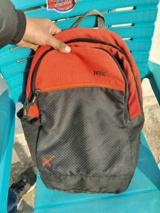 🕺HRX Orange &amp; Grey Backpack