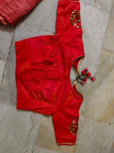 Excellent Quality 💯 Saree With Blouse An Work 😻