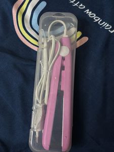 Mini Pink Hair Straightener