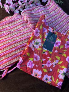 Cotton Floral Suit Set