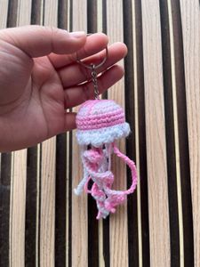 Crochet Jellyfish Keychain ( Any 1 )