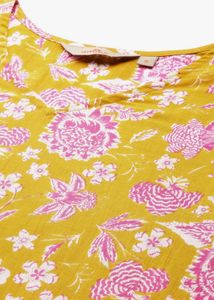 Floral Print Kurta Set