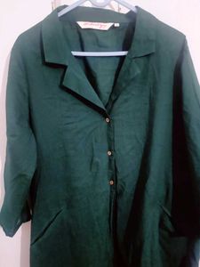 Green Cotton Co Ord Set