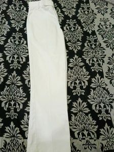 White Casual Pants