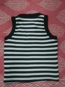 Striped Crop Tank Top