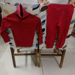 Kids Red Outfit Set