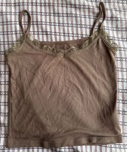 Lace Trim Tank Top