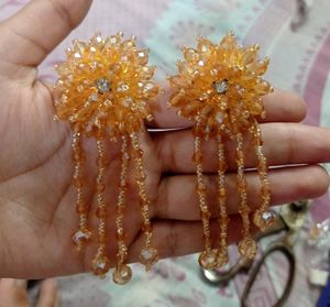Price Drop 😱Yellow Crystal Earrings