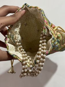 Multi Coloured POTLI bag