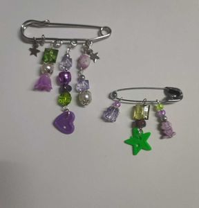 Bag Pin Charms, Combo Of 2 🪻🍀