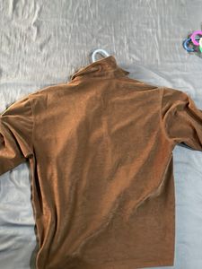 Brown Suede Shirt