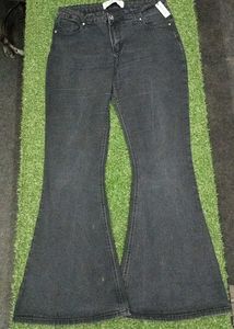 Black Flare Boot-Cut Jeans