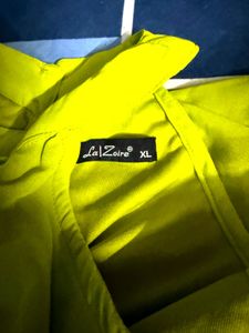 Lime Green Party Wear Dress (XL)