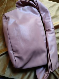 Myglam Handbag.. Pink Color Little White Color..