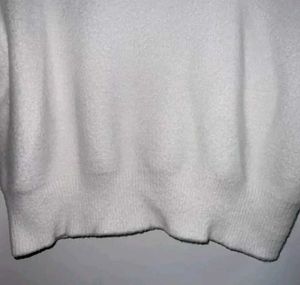 Zara Womens Cropped Mock Neck Sweater Size M