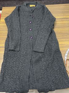 Long Grey Sweater For Women