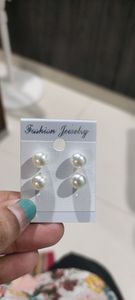 Beautiful Pearl Earrings set