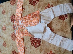 Traditional angrakha Kurta Set