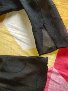Black Sheer Blouse