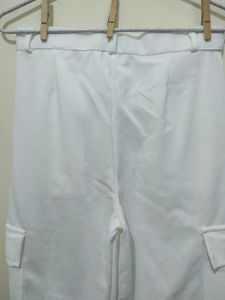 MHK Fashion White Cargo Pant Trousers