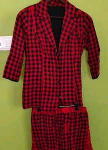 Summer Cotton Blazer And Skirt, New With Tag